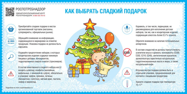 «Горячая линия» по вопросам качества и безопасности детских товаров, по выбору новогодних подарков.